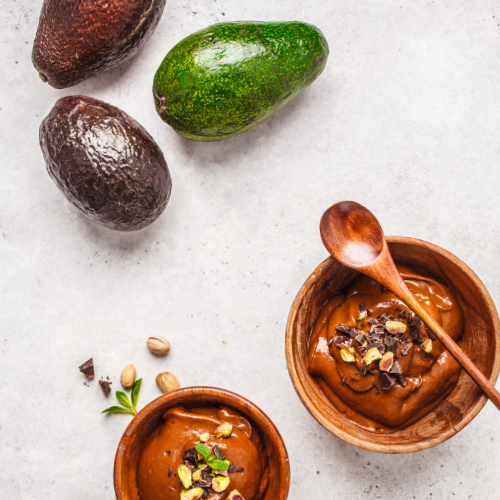 CBD Chocolate Avocado Mousse