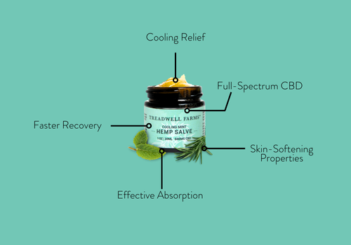 Cooling, Full-Spectrum CBD Salve for Muscles