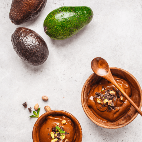 CBD Chocolate Avocado Mousse