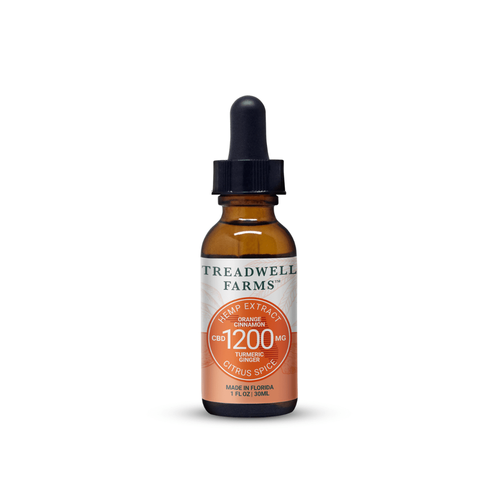 1200mg Citrus Spice CBD Hemp Extract - Treadwell Farms 1200mg Citrus Spice CBD Hemp Extract - Treadwell Farms