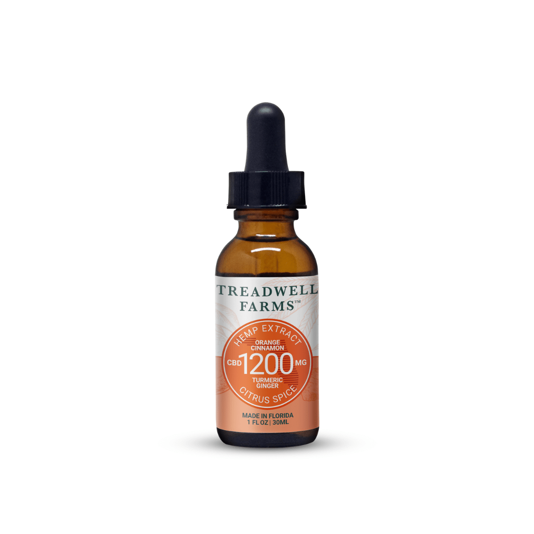 1200mg Citrus Spice CBD Hemp Extract - Treadwell Farms