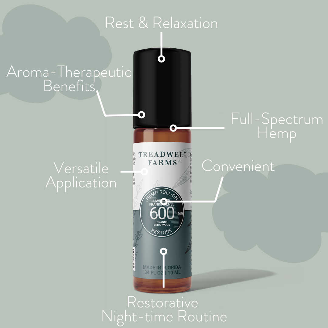 Restore CBD Body Oil Roll - On - Treadwell Farms