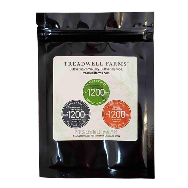 CBD Oil Starter Pack for Beginners - Treadwell Farms